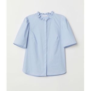 H&M light blue button up shirt